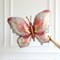 Pink Butterfly Balloons 4 Pieces 40inch Pink Gold Butterfly Foil Mylar Balloons for Butterfly Themed Party Wedding Birthday Baby Shower Party Decoration (Pink-4pcs)